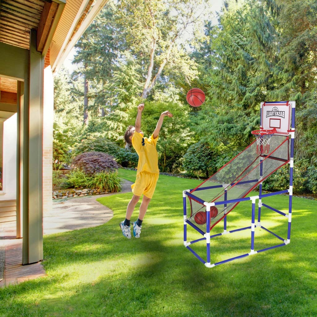 Koszykowka-gra-zrecznosciowa-sportowa-przenosny-basketball-2-pilki-pompka-174759 Krepšinio sporto arkadinis žaidimas nešiojamasis krepšinis 2 kamuoliai siurblys