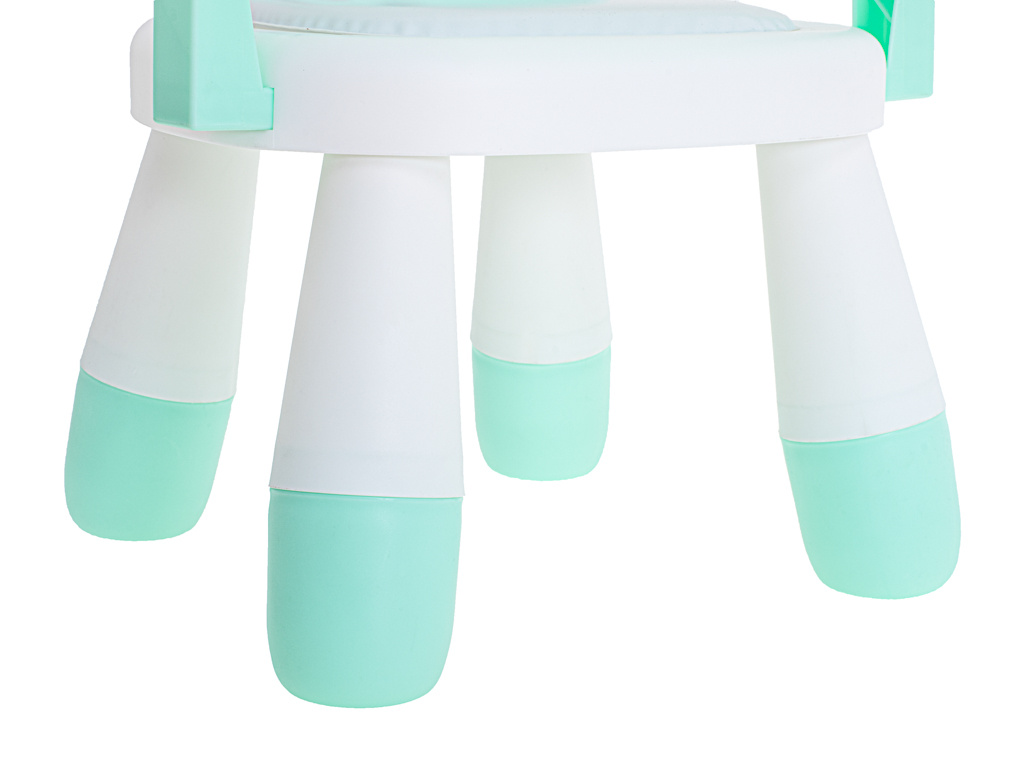 Krzeselko-stolik-do-karmienia-i-zabawy-mietowy-988542 Maitinimo ir žaidimų stalo kėdutė mėtų spalvos