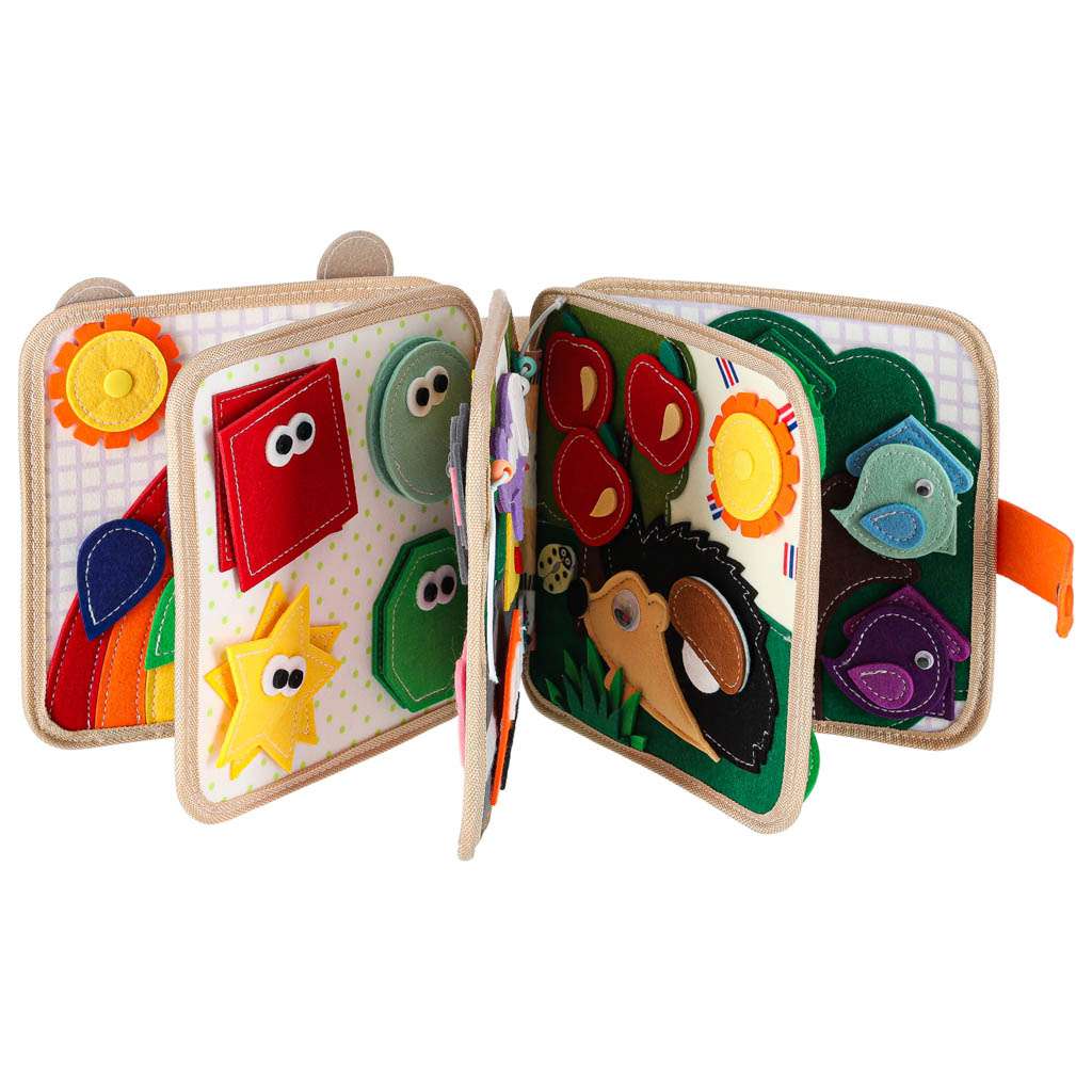 Ksiazeczka-sensoryczna-edukacyjna-filcowa-3D-manipulacyjna-ruchome-elementy-zyrafa-176104 Sensorinė mokomoji 3D veltinio manipuliatyvi knygelė su judančiomis dalimis žirafa