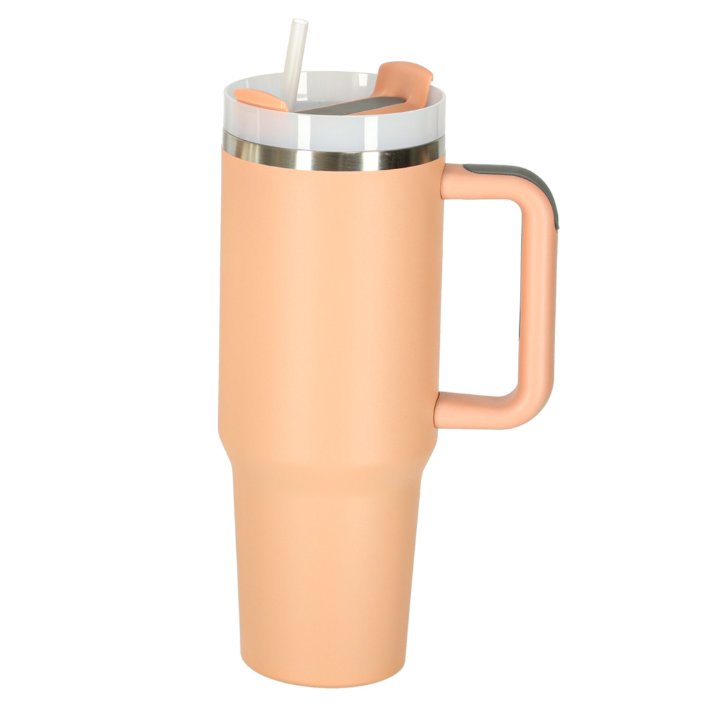 Kubek-termiczny-ze-slomka-i-uchwytem-termos-1200ml-roz-pudrowy-174131 Termo puodelis su šiaudeliu ir rankenėle termosas 1200ml pudros rožinės spalvos