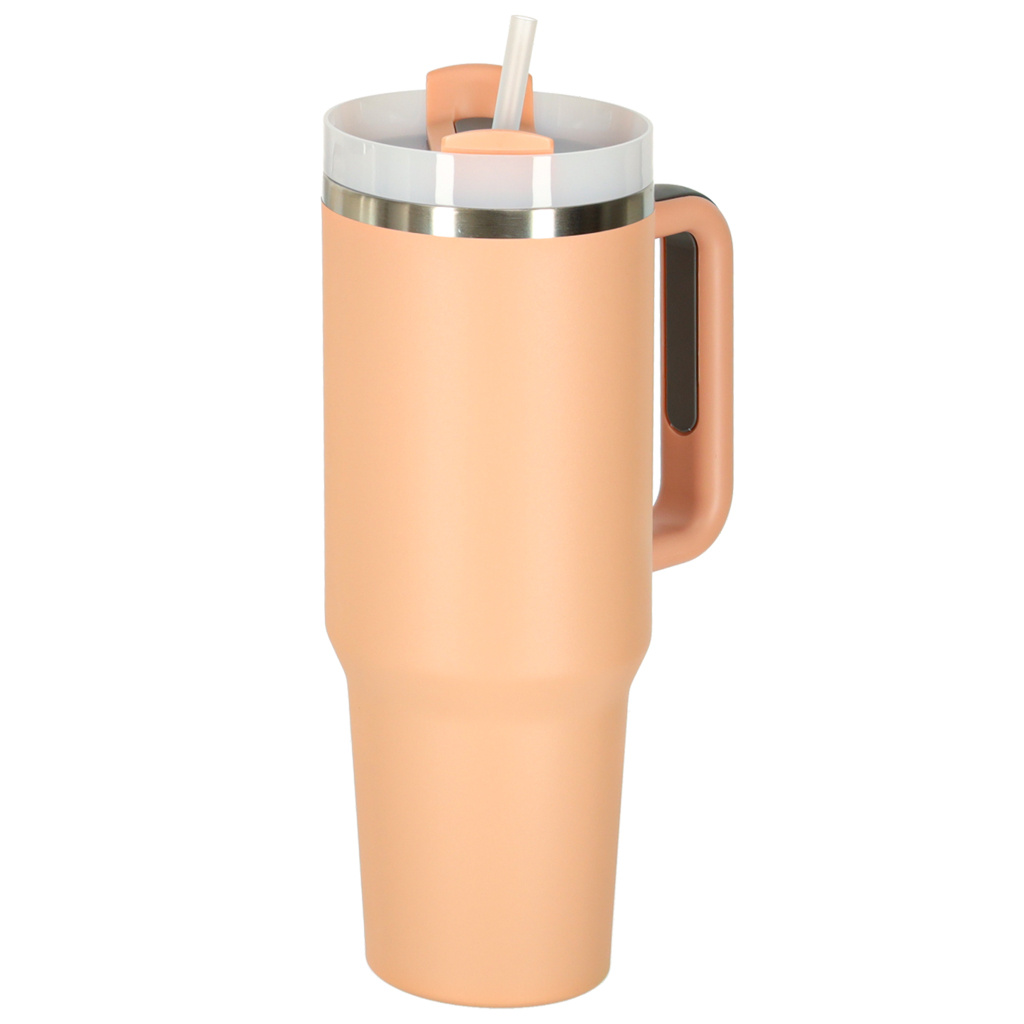 Kubek-termiczny-ze-slomka-i-uchwytem-termos-1200ml-roz-pudrowy-174132 Termo puodelis su šiaudeliu ir rankenėle termosas 1200ml pudros rožinės spalvos