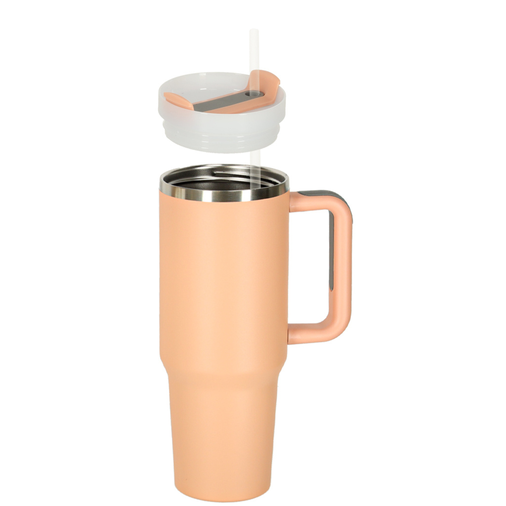 Kubek-termiczny-ze-slomka-i-uchwytem-termos-1200ml-roz-pudrowy-174134 Termo puodelis su šiaudeliu ir rankenėle termosas 1200ml pudros rožinės spalvos