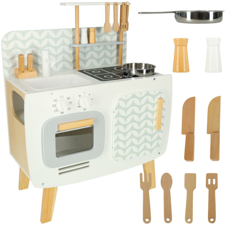 Kuchnia-dla-dzieci-drewniana-MDF-LULILO-RETRO-akcesoria-73cm-166656 Mediniai virtuvės MDF LULILO retro aksesuarai
