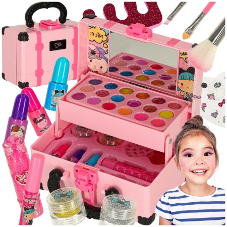 Kuferek-zestaw-kosmetykow-do-makijazu-i-paznokci-makeup-kosmetyki-cienie-lakiery-walizka-172299 Makiažo ir nagų rinkinys makiažo kosmetika šešėliai lakai lagaminas