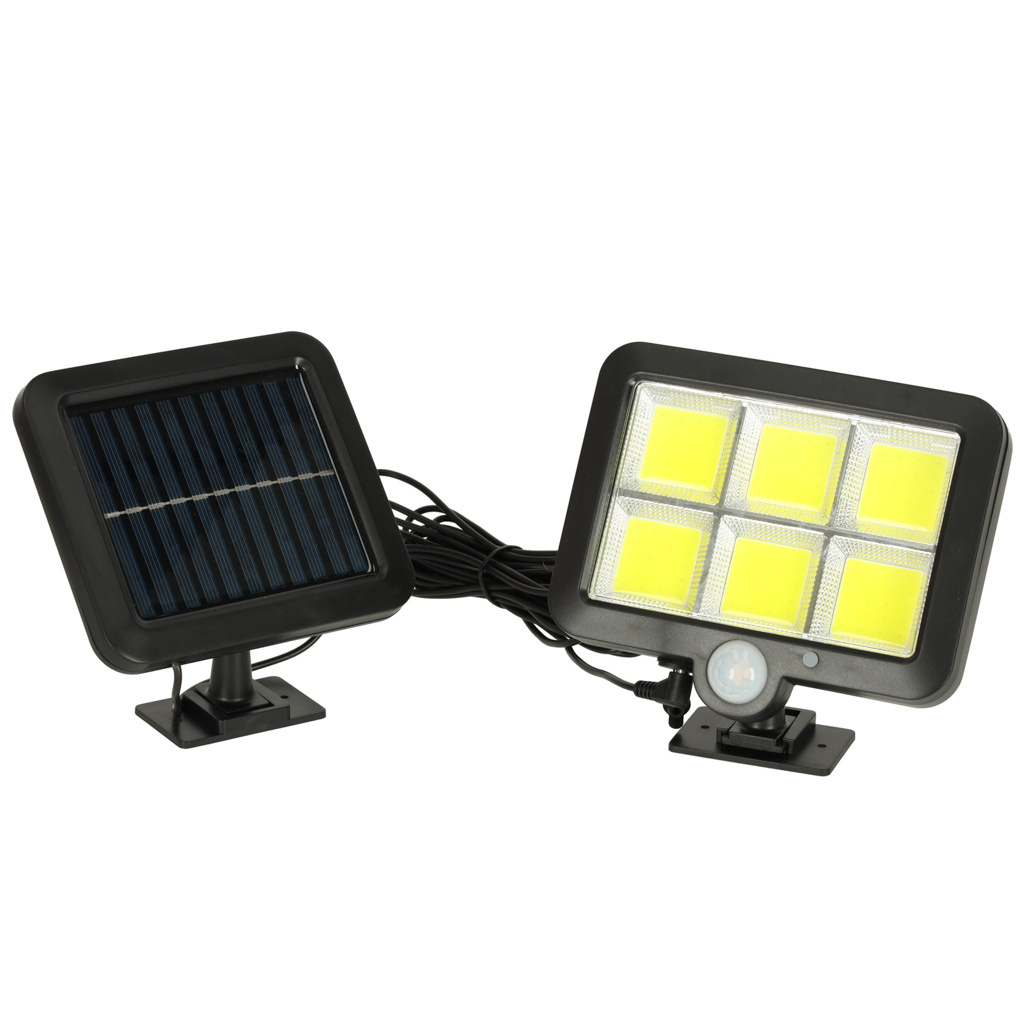 Lampa-solarna-czujnik-ruchu-i-zmierzchu-120-LED-171676 Saulės judesio ir sutemų jutiklio lempa 120 LED