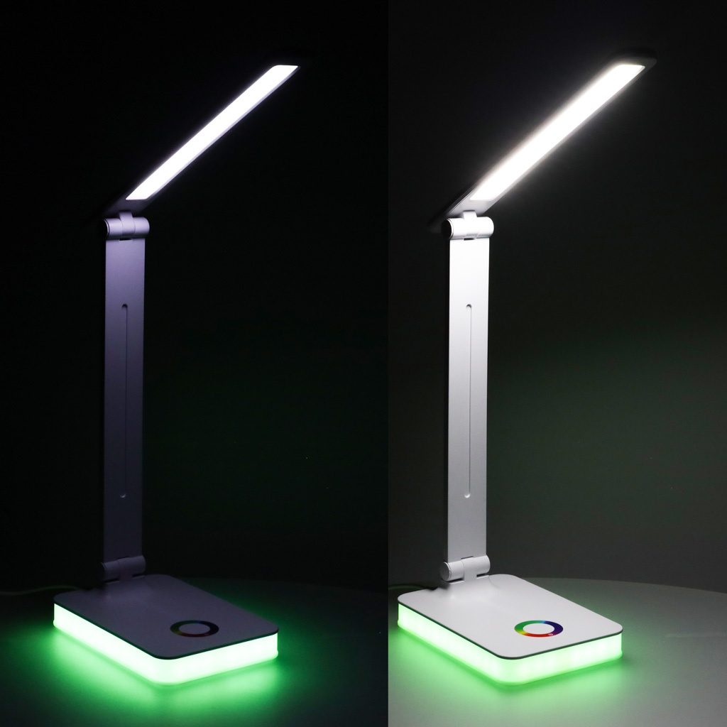 Stalinė LED lempa USB lietimui jautrus apšviestos RGB šviesos valdymas