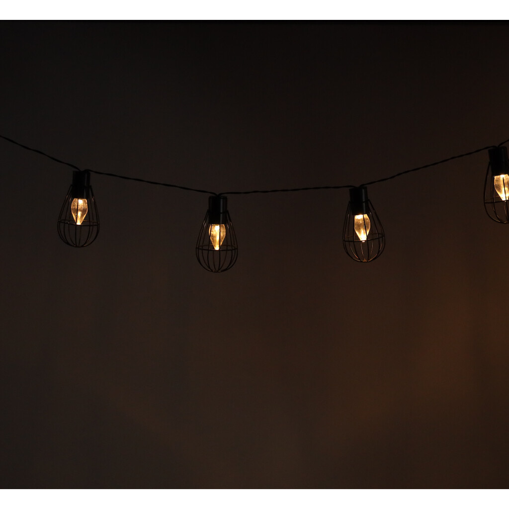 Lampki-ogrodowe-solarne-zarowki-girlanda-loft-10LED-132515 Sodo žibintai saulės lempučių girlianda palėpėje 10LED