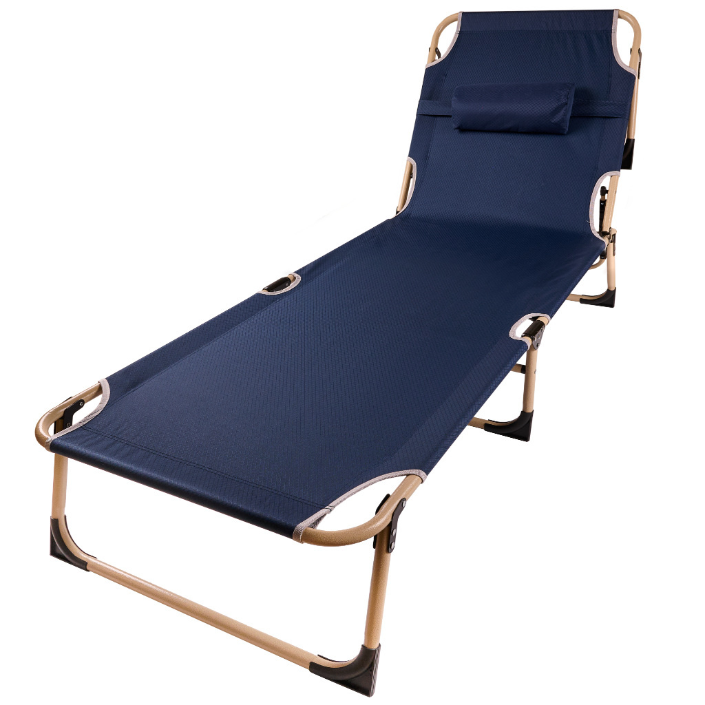 Lozko-polowe-skladane-turystyczne-kanadyjka-193-cm-granat-154329 Sulankstoma turistinė lova Kanada reguliuojama sofa 193 cm tamsiai mėlyna