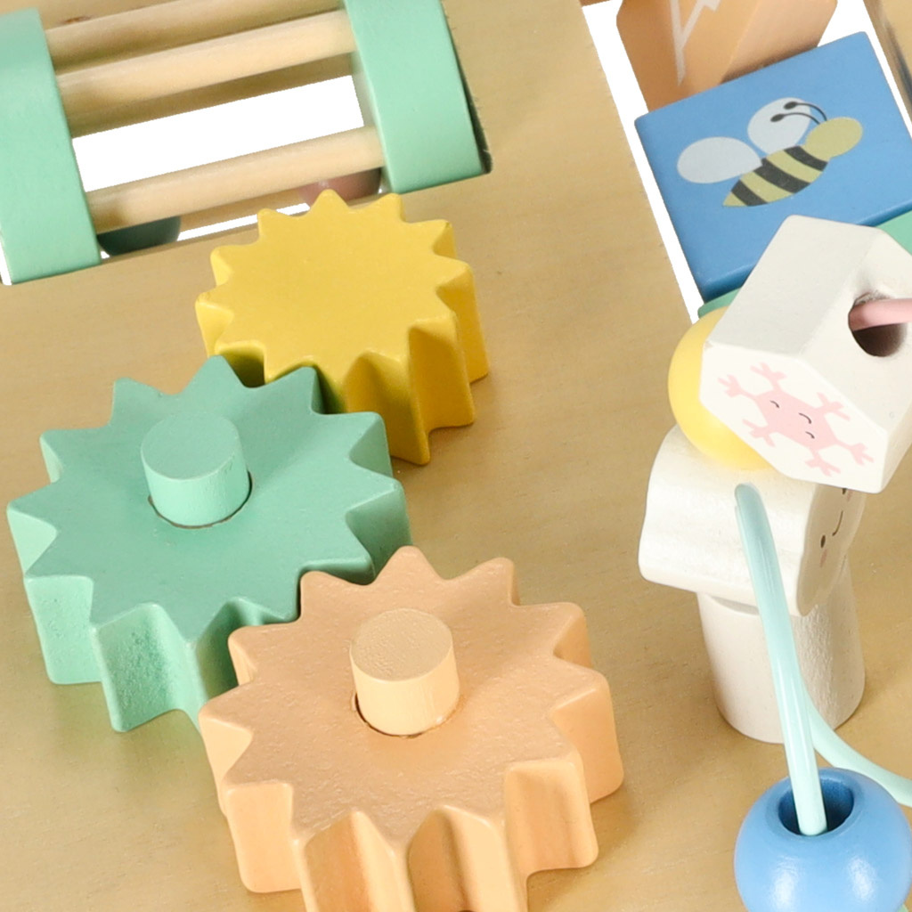 LULILO montessori manipuliacijų stalas mėtų spalvos