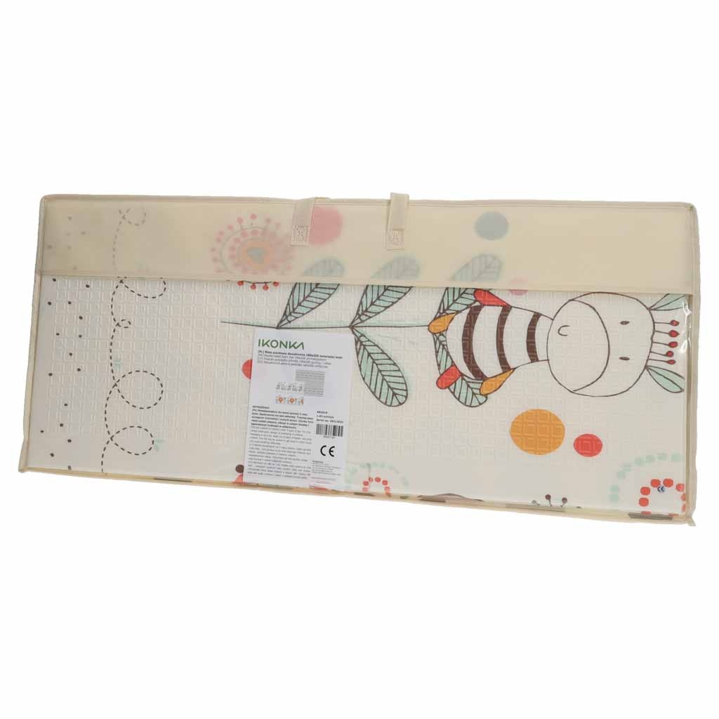 Mata-edukacyjna-piankowa-dwustronna-skladana-180x200cm-zwierzeta-wzor-183845 Edukacinis dvipusis sulankstomas putplasčio kilimėlis 180x200cm gyvūnų modelis