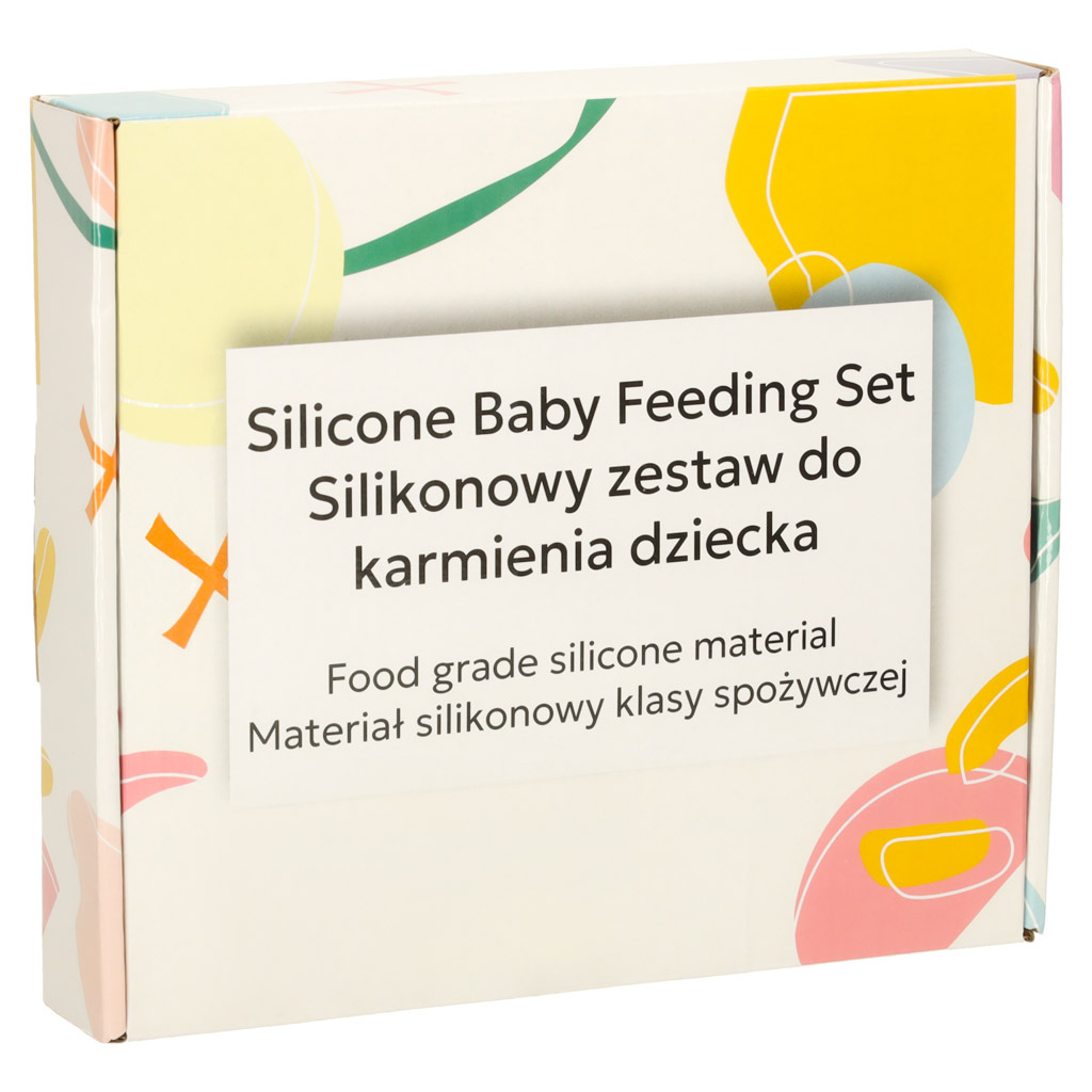 Naczynia-silikonowe-dla-dzieci-zestaw-4-elementow-mis-niebieski-159909 Kūdikių silikoniniai indai kūdikių stalo rinkinys 4 elementai meškiukas mėlynas