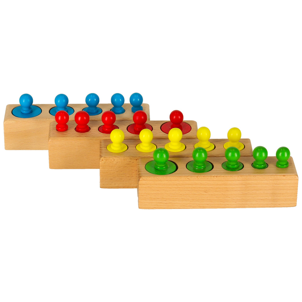 Odwazniki-cylindry-drewniane-gra-ukladanka-montessori-kolorowe-169132 Montessori mediniai cilindriniai svarmenys spalvingi
