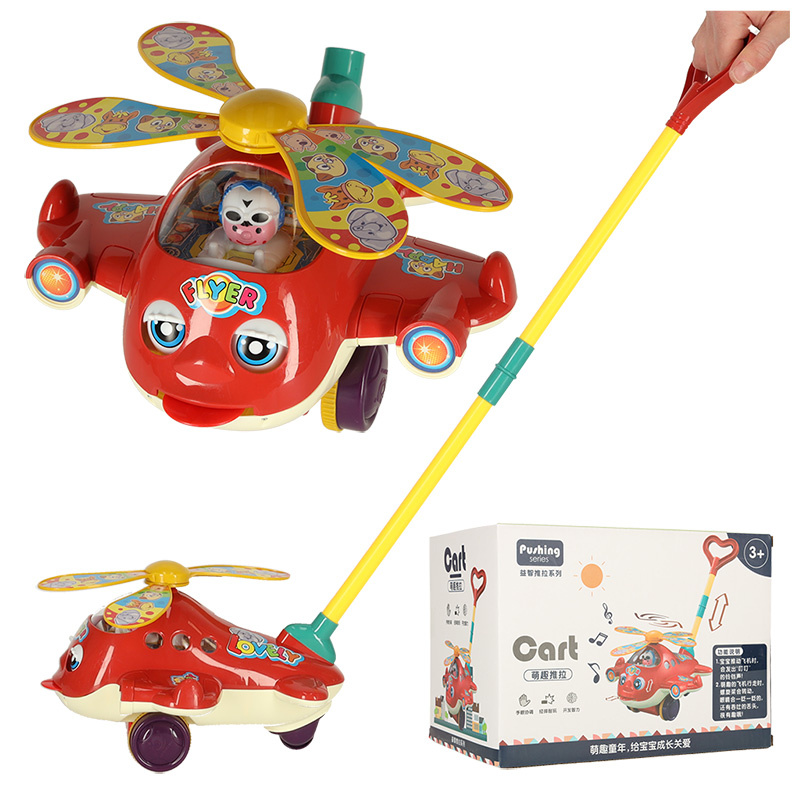 Pchacz-na-kiju-samolot-helikopter-z-dzwiekiem-158406 Sraigtasparnio orlaivis su garsu