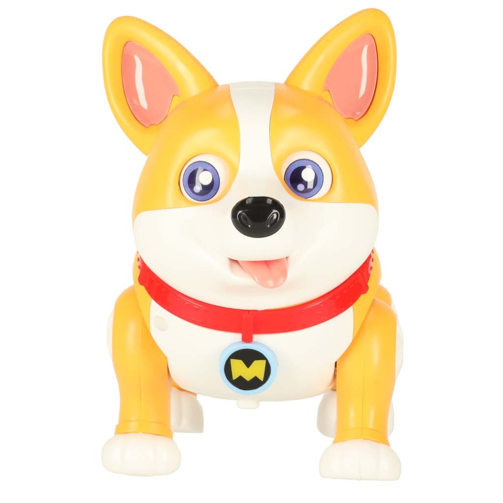 Pies-piesek-interaktywny-robot-Corgi-swiecace-uszy-muzyka-173684 Šuo šuo interaktyvus robotas Corgi šviečiančios ausys muzika