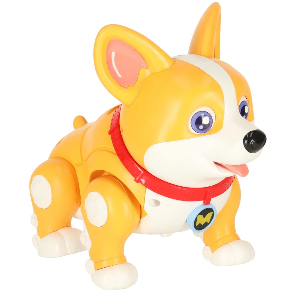 Pies-piesek-interaktywny-robot-Corgi-swiecace-uszy-muzyka-173687 Šuo šuo interaktyvus robotas Corgi šviečiančios ausys muzika