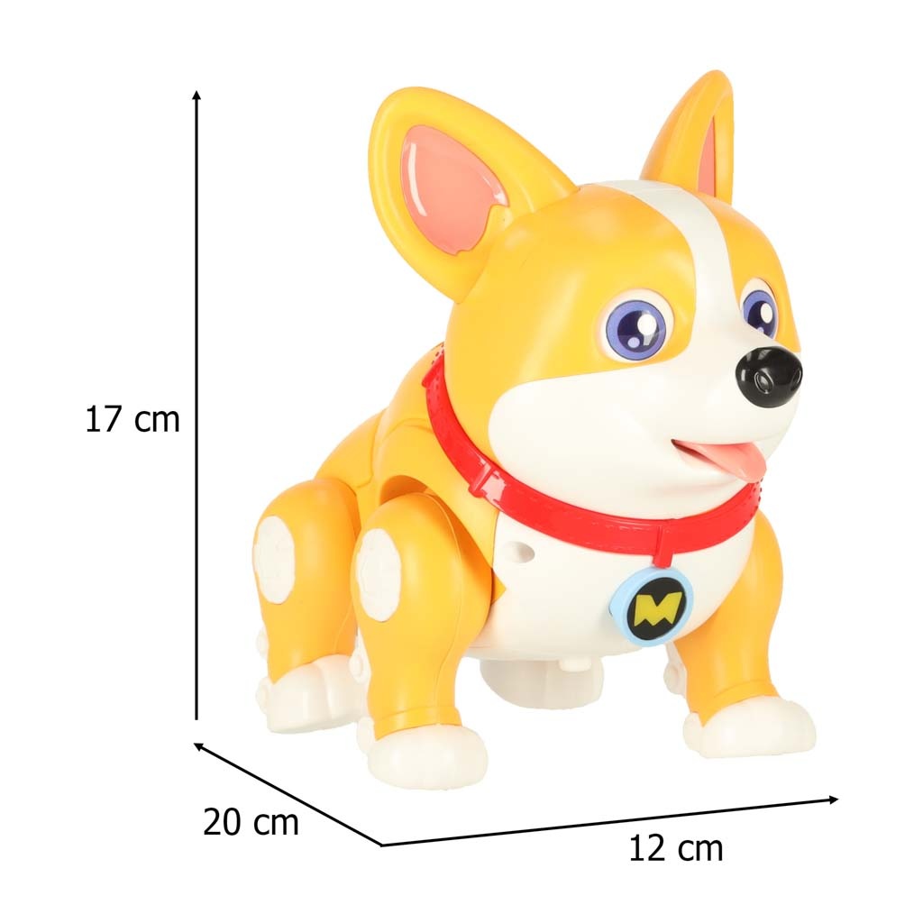 Pies-piesek-interaktywny-robot-Corgi-swiecace-uszy-muzyka-173688 Šuo šuo interaktyvus robotas Corgi šviečiančios ausys muzika