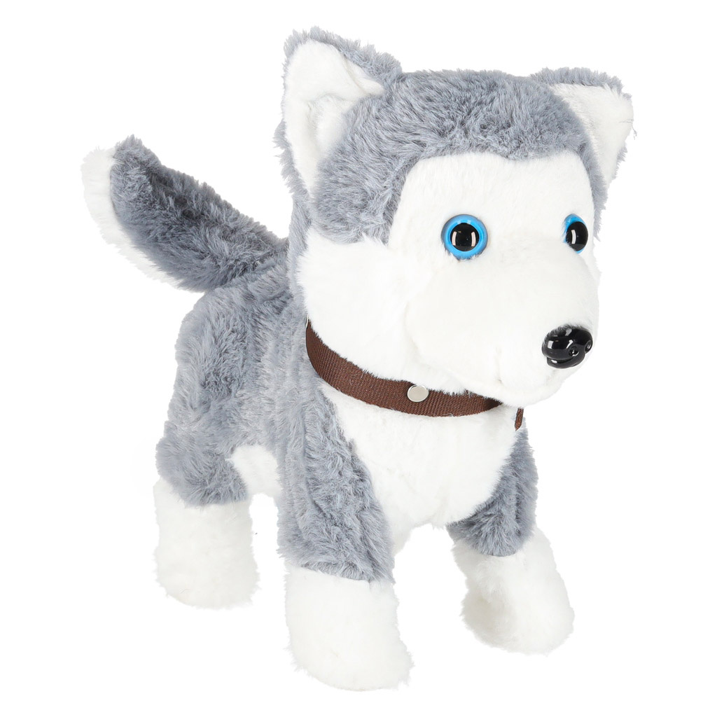 Piesek-interaktywny-na-smyczy-szczeka-chodzi-rusza-ogonem-Husky-175346 Interaktyvus šuo ant pavadėlio barksas pasivaikščiojimai vizgina uodegą haskis