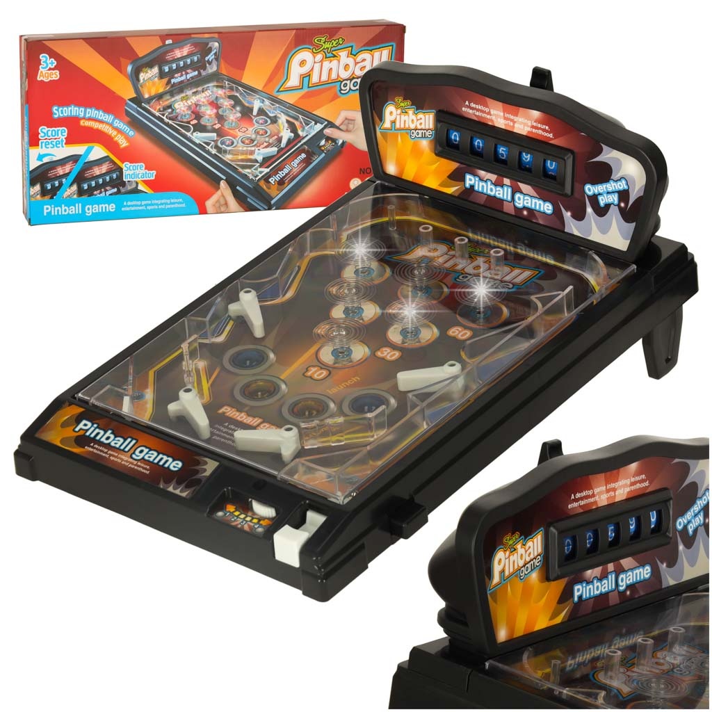 Pinball-flipper-gra-zrecznosciowa-stol-ze-swiatlami-i-muzyka-161168 Pinball flipper arkadinis žaidimų stalas su šviesomis ir muzika