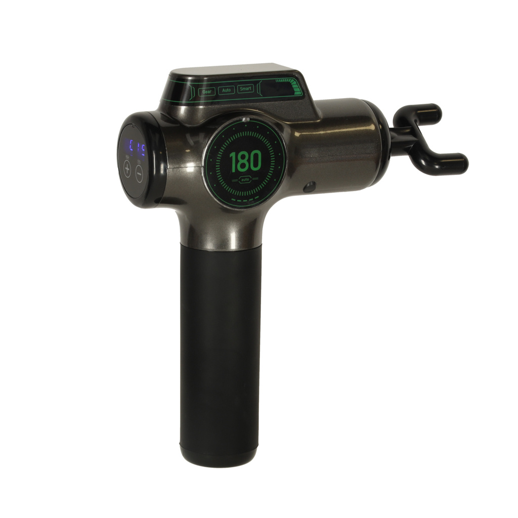 Pistolet-do-masazu-masazer-do-plecow-ciala-wyswietlacz-LED-8w1-160754 Masažo pistoletas kūno nugaros masažuoklis LED ekranas 8in1