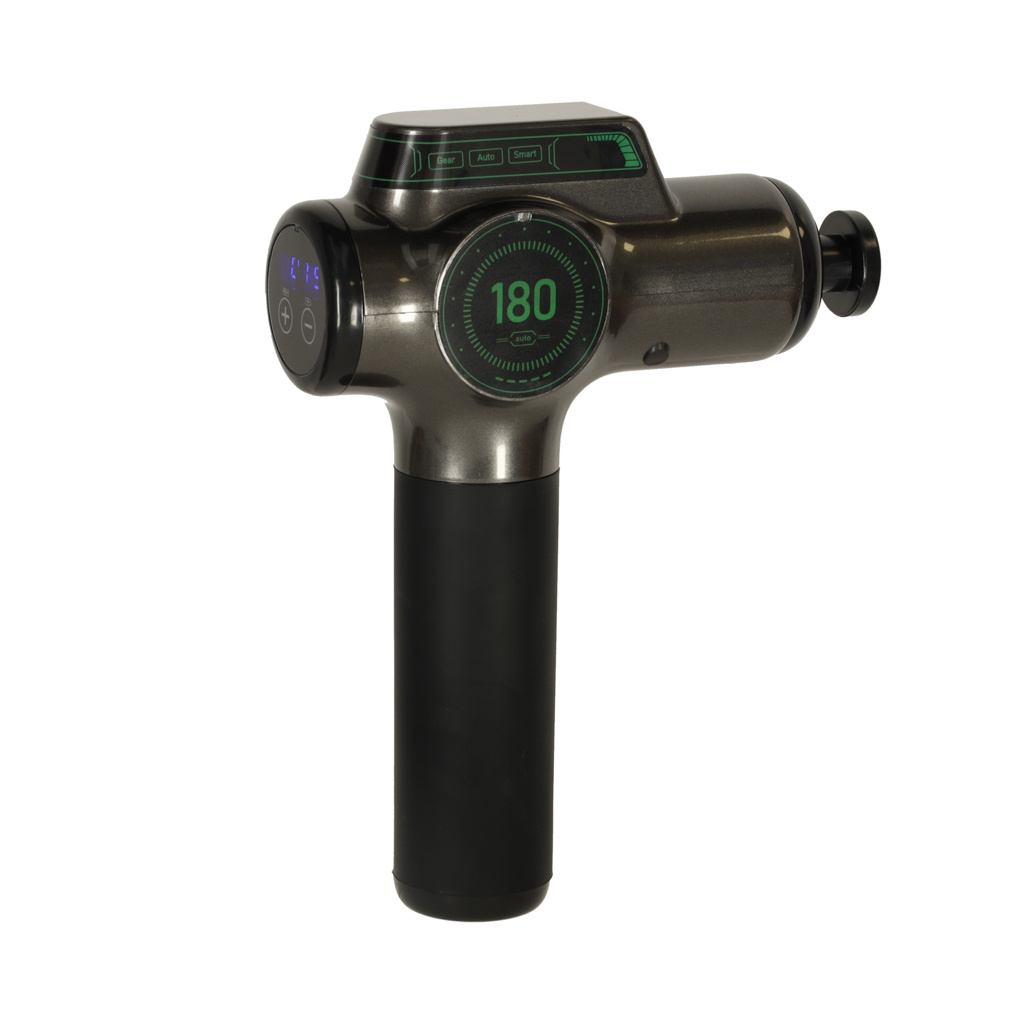 Pistolet-do-masazu-masazer-do-plecow-ciala-wyswietlacz-LED-8w1-160755 Masažo pistoletas kūno nugaros masažuoklis LED ekranas 8in1