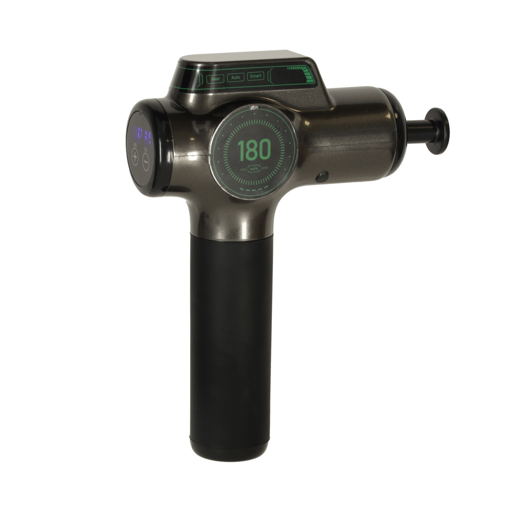 Pistolet-do-masazu-masazer-do-plecow-ciala-wyswietlacz-LED-8w1-160757 Masažo pistoletas kūno nugaros masažuoklis LED ekranas 8in1