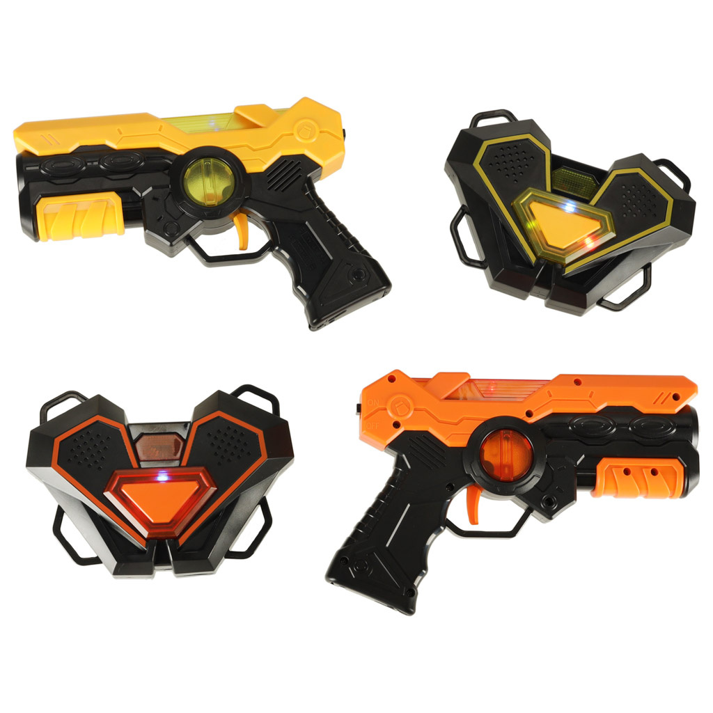 Lazerinis dažasvydžio pistoletas x 2 + interaktyvus taikinys x 2 LASER TAG