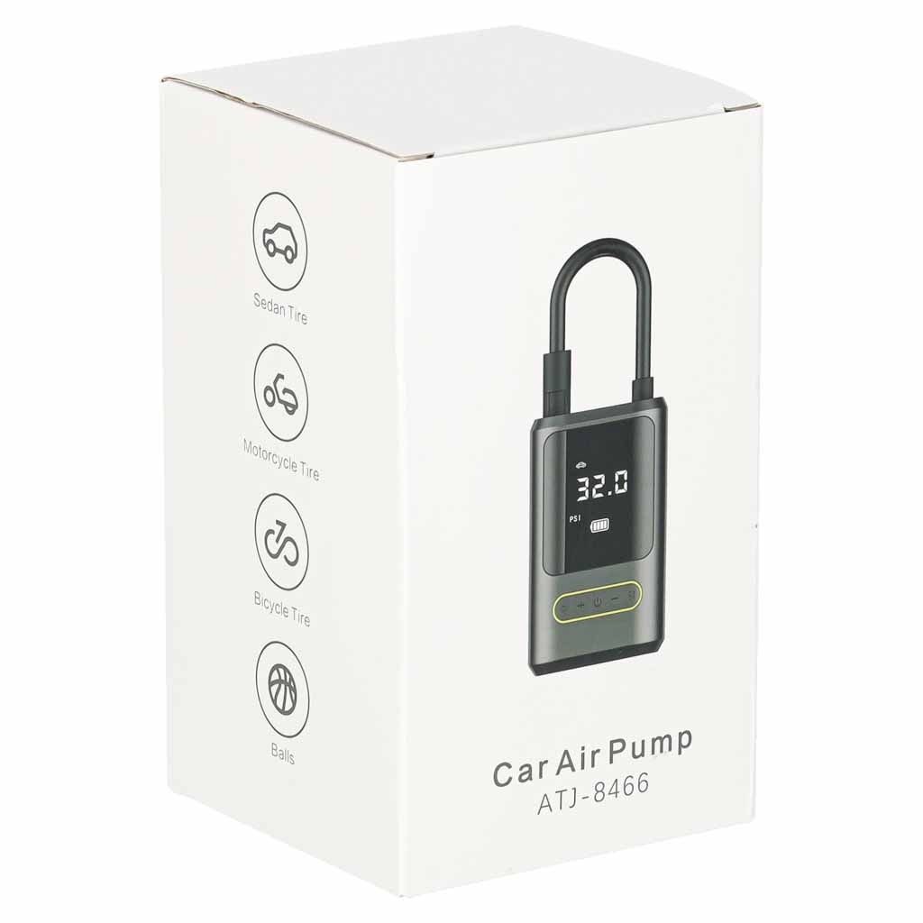 Pompka-rowerowa-elektryczna-samochodowa-powerbank-USB-179774 Elektrinis dviračių siurblys automobilio powerbank USB