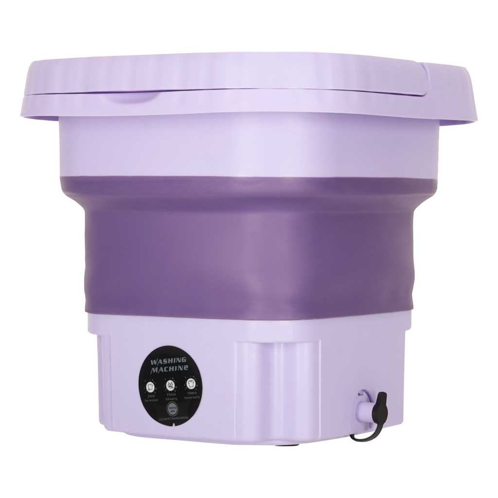 Pralka-automatyczna-turystyczna-mini-przenosna-skladana-8l-fioletowa-186085 Kelioninė skalbimo mašina mini nešiojama sulankstoma 8l violetinė