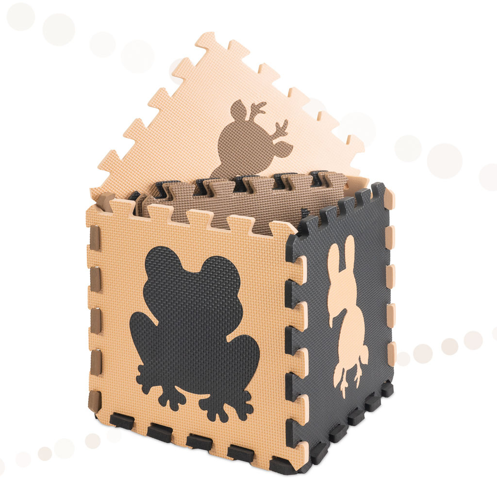 Puzzle-piankowe-mata-dla-dzieci-9el-bez-braz-czarny-85cm-x-85cm-x-1cm-1053851 Putų dėlionės kilimėlis vaikams 9el. smėlio-rudo-juodos-juodos spalvos 85cm x 85cm x 1cm