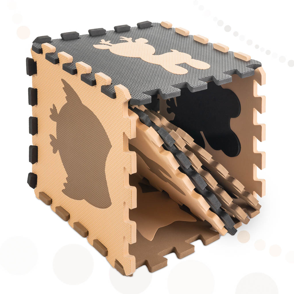 Puzzle-piankowe-mata-dla-dzieci-9el-bez-braz-czarny-85cm-x-85cm-x-1cm-1053861 Putų dėlionės kilimėlis vaikams 9el. smėlio-rudo-juodos-juodos spalvos 85cm x 85cm x 1cm