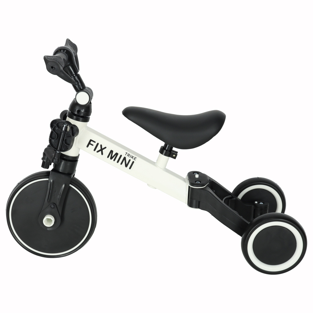 Rowerek-Trike-Fix-Mini-biegowy-trojkolowy-3w1-z-pedalami-bialy-167075 Trike Fix Mini krosinis triratukas 3in1 su pedalais baltas
