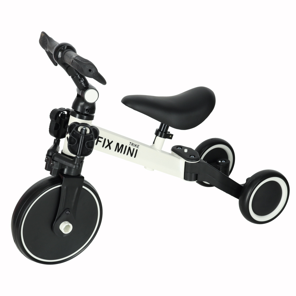 Rowerek-Trike-Fix-Mini-biegowy-trojkolowy-3w1-z-pedalami-bialy-167076 Trike Fix Mini krosinis triratukas 3in1 su pedalais baltas