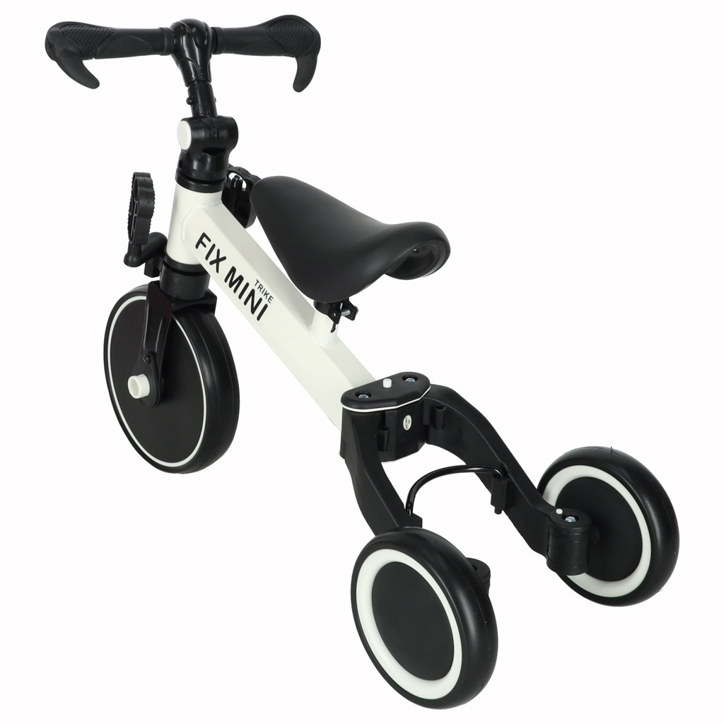 Rowerek-Trike-Fix-Mini-biegowy-trojkolowy-3w1-z-pedalami-bialy-167077 Trike Fix Mini krosinis triratukas 3in1 su pedalais baltas