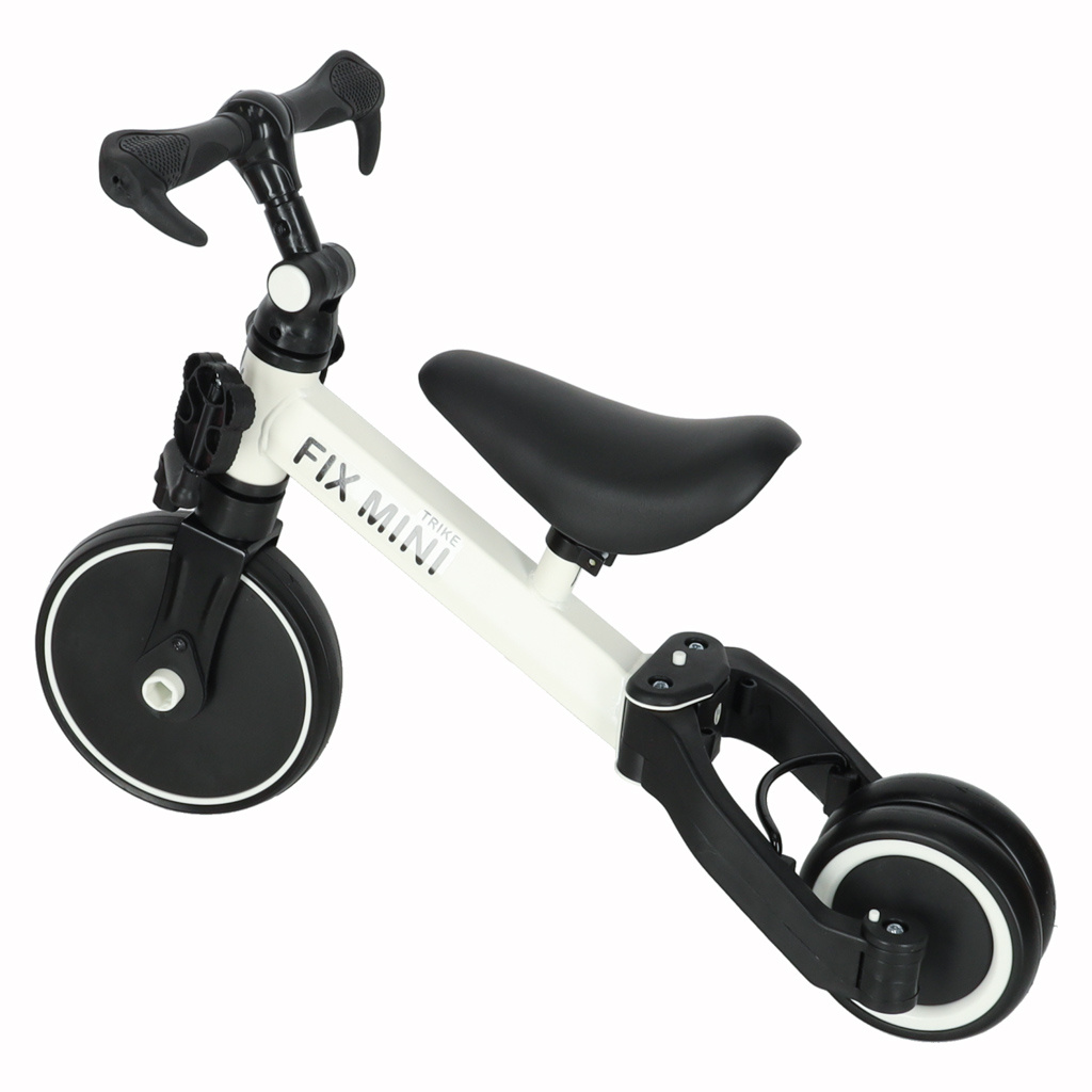 Rowerek-Trike-Fix-Mini-biegowy-trojkolowy-3w1-z-pedalami-bialy-167078 Trike Fix Mini krosinis triratukas 3in1 su pedalais baltas