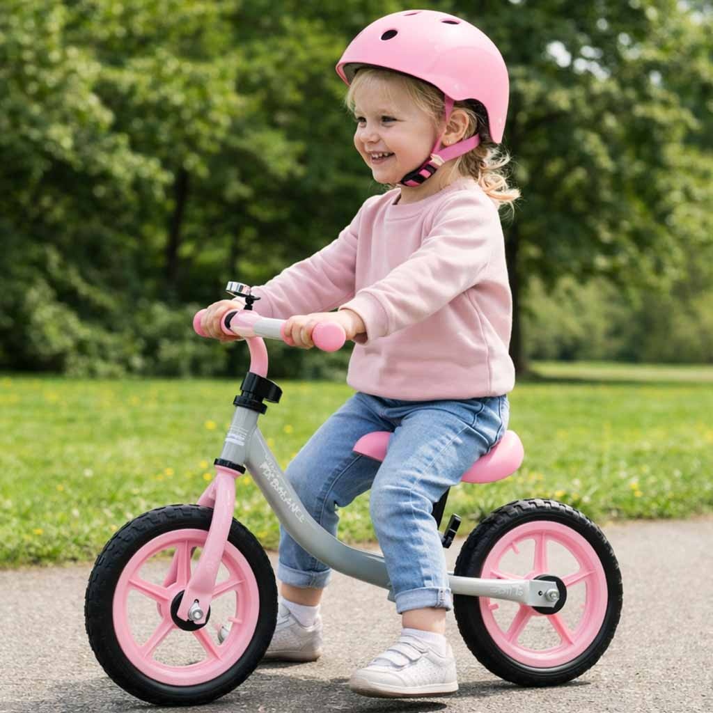 Trike Fix Balance krosinis dviratis baltos ir rožinės spalvos