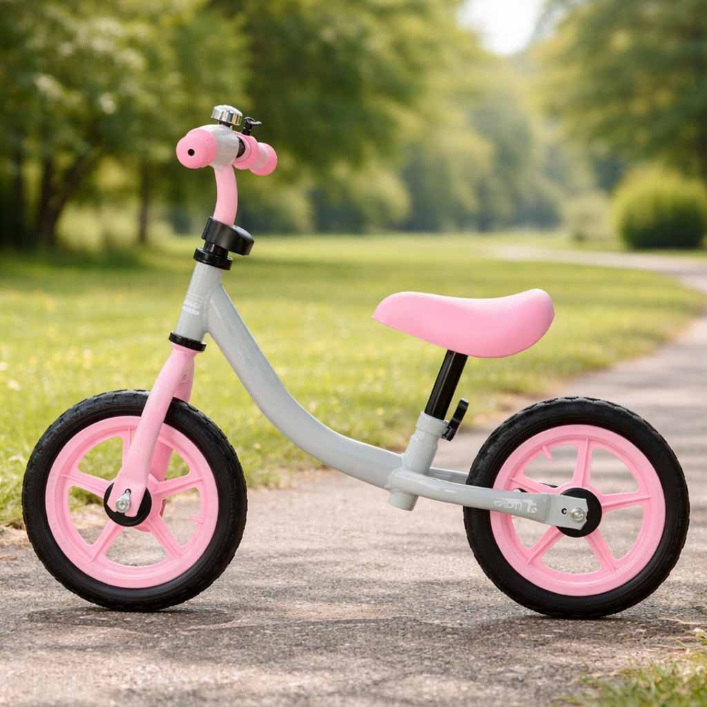 Trike Fix Balance krosinis dviratis baltos ir rožinės spalvos