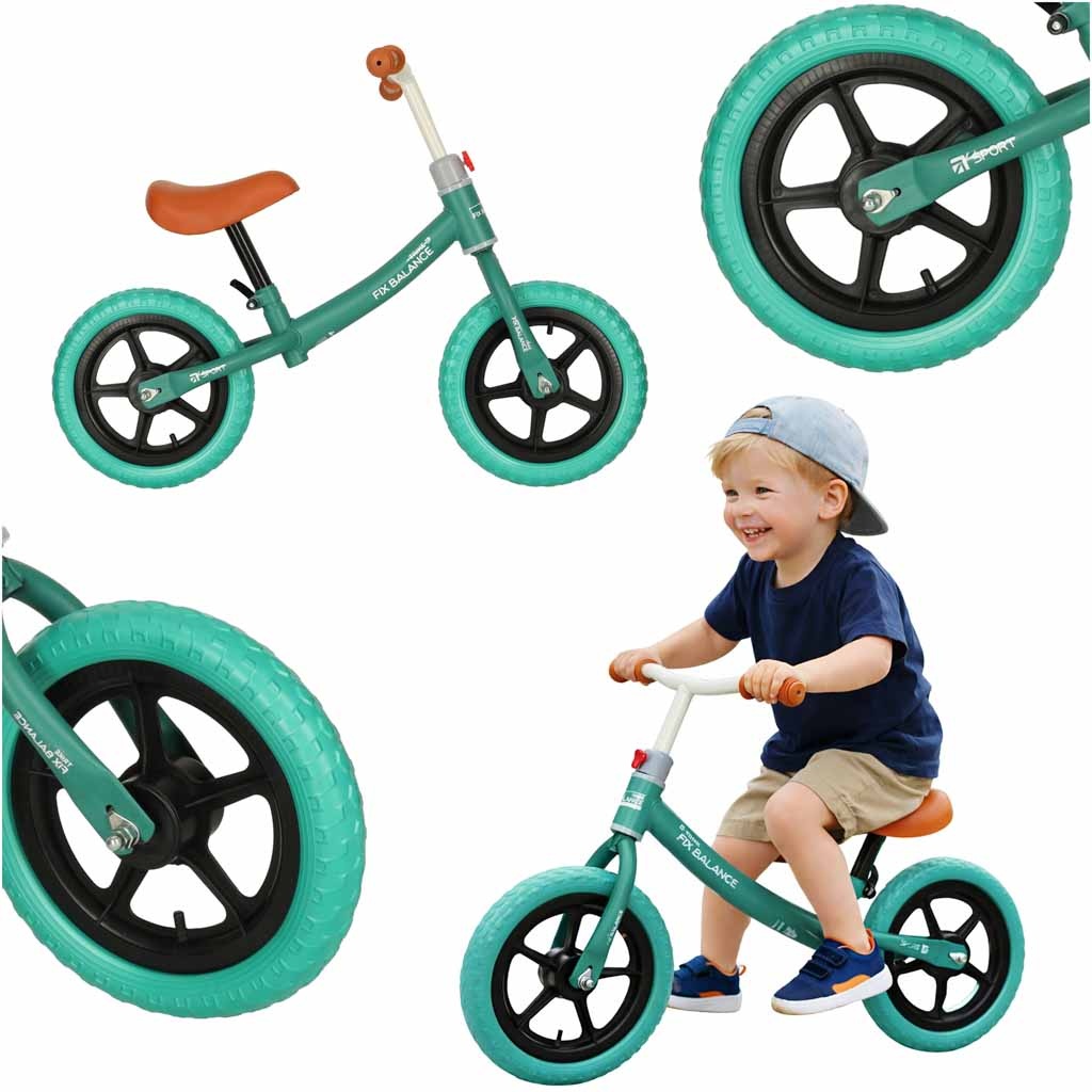 Rowerek-biegowy-Trike-Fix-Balance-rower-ultra-lekki-turkusowy-183775 Trike Fix Balance turkio spalvos krosinis dviratis