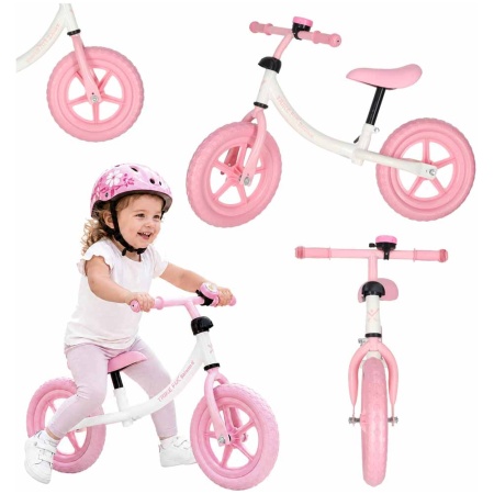 Rowerek-biegowy-Trike-Fix-Balance-z-dzwonkiem-rozowy-186863 Trike Fix Balance krosinis dviratis su varpeliu rožinės spalvos