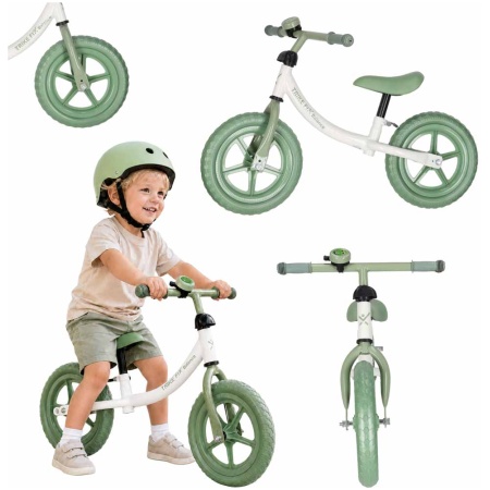 Rowerek-biegowy-Trike-Fix-Balance-z-dzwonkiem-zielony-186910 Trike Fix Balance krosinis dviratis su žaliu varpeliu