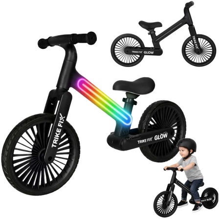 Rowerek-biegowy-Trike-Fix-Glow-LED-czarny-181642 Triratis Fix Glow LED krosinis dviratis juodas