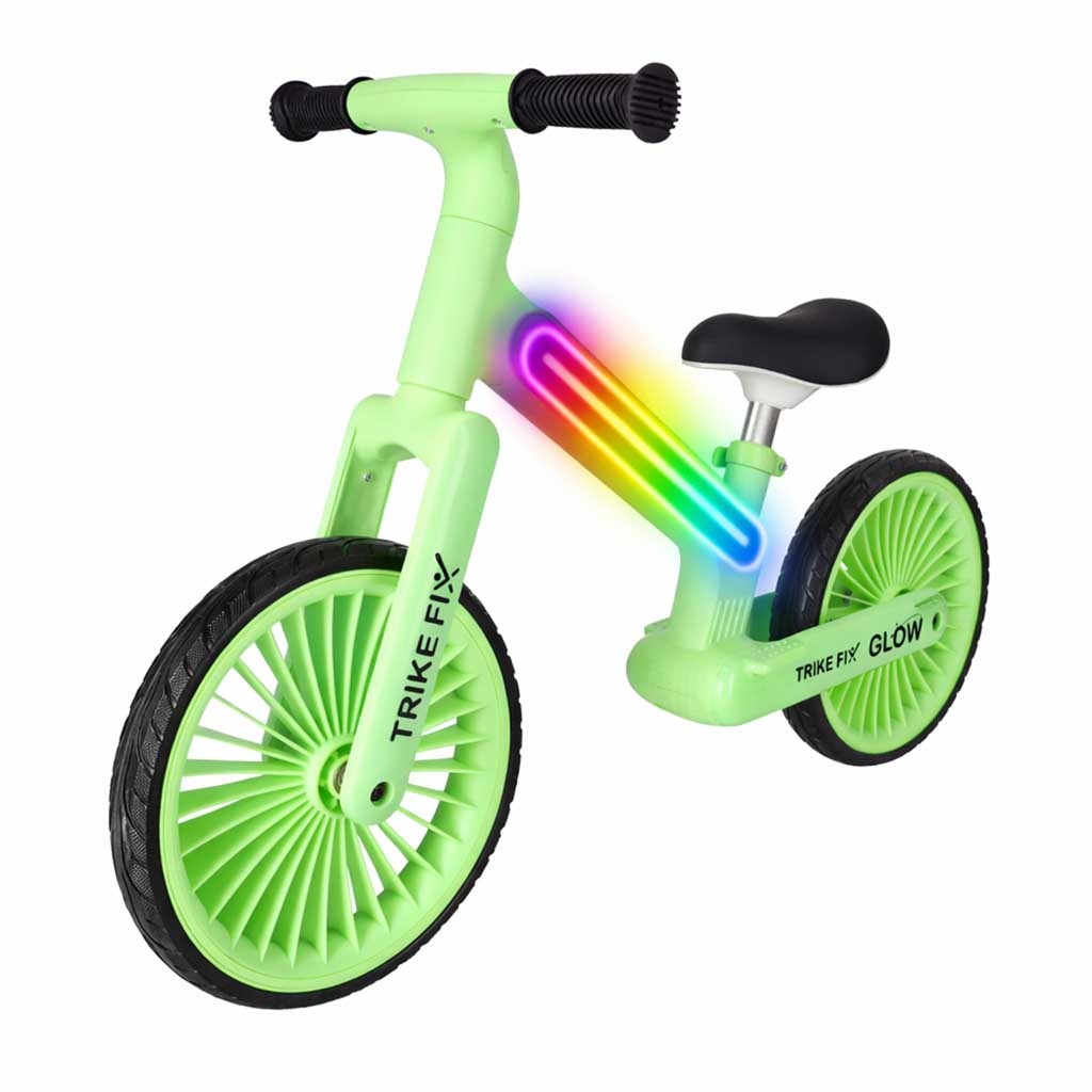 Rowerek-biegowy-Trike-Fix-Glow-LED-neon-zielony-181440 Trike Fix Glow LED neoninės žalios spalvos krosinis dviratis