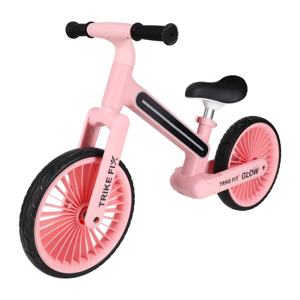 Trike Fix Glow LED krosinis dviratis rožinės spalvos