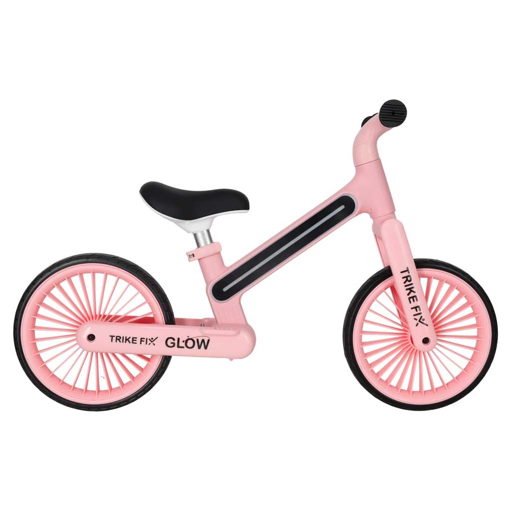 Trike Fix Glow LED krosinis dviratis rožinės spalvos