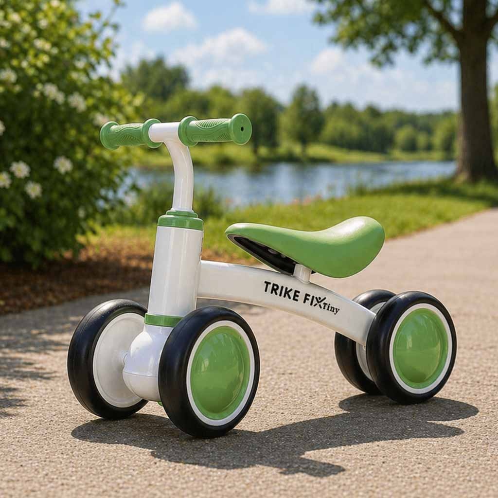 Rowerek-biegowy-Trike-Fix-Tiny-V2-rower-jezdzik-zielony-186604 Trike Fix Tiny V2 krosinis dviratis žalias