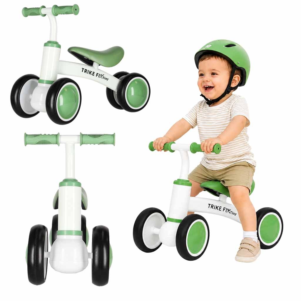 Rowerek-biegowy-Trike-Fix-Tiny-V2-rower-jezdzik-zielony-186610 Trike Fix Tiny V2 krosinis dviratis žalias
