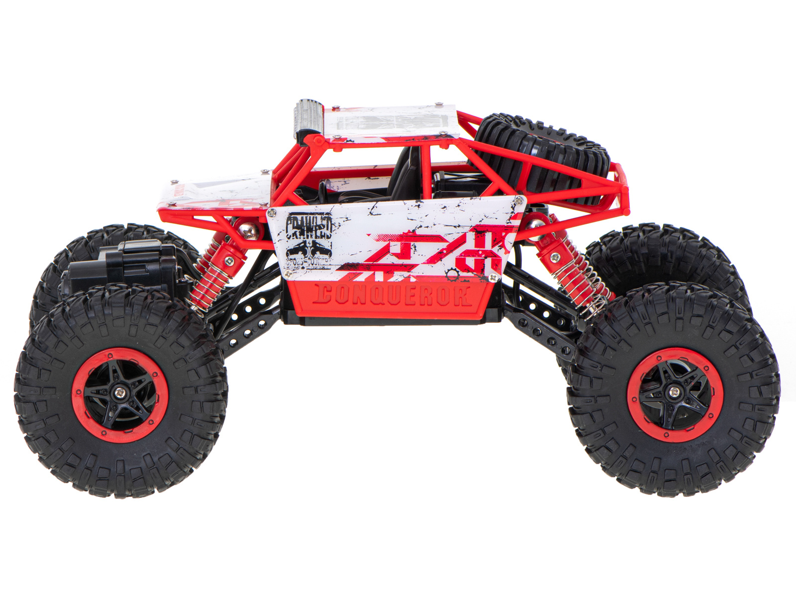 Samochod-RC-Rock-Crawler-HB-2-4GHz-1-18-czerwony-867931 RC automobilis Rock Crawler HB 2.4GHz 1:18 raudonas