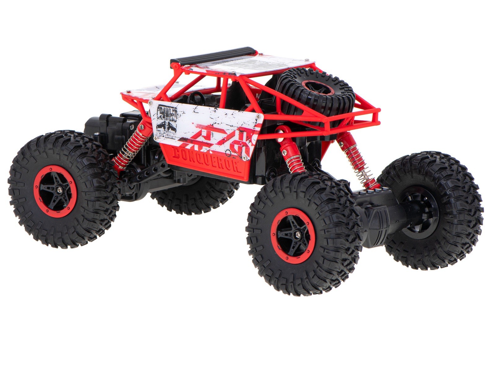 Samochod-RC-Rock-Crawler-HB-2-4GHz-1-18-czerwony-867941 RC automobilis Rock Crawler HB 2.4GHz 1:18 raudonas