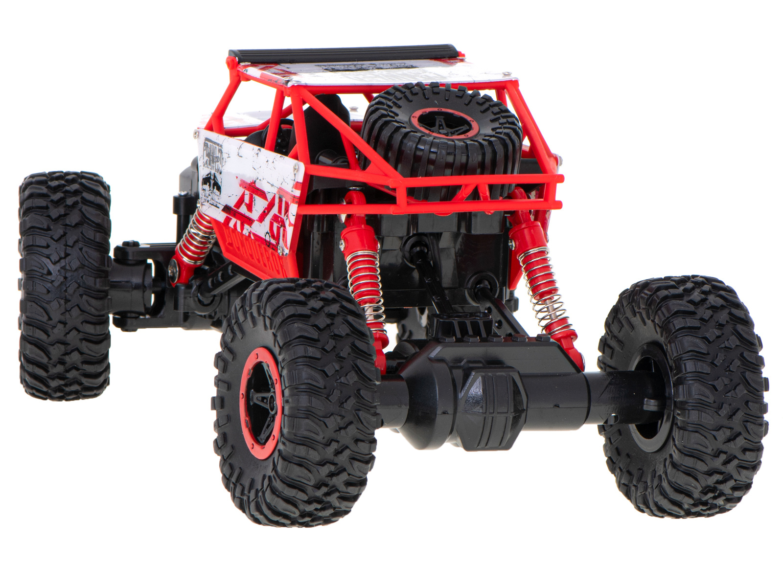 Samochod-RC-Rock-Crawler-HB-2-4GHz-1-18-czerwony-867951 RC automobilis Rock Crawler HB 2.4GHz 1:18 raudonas