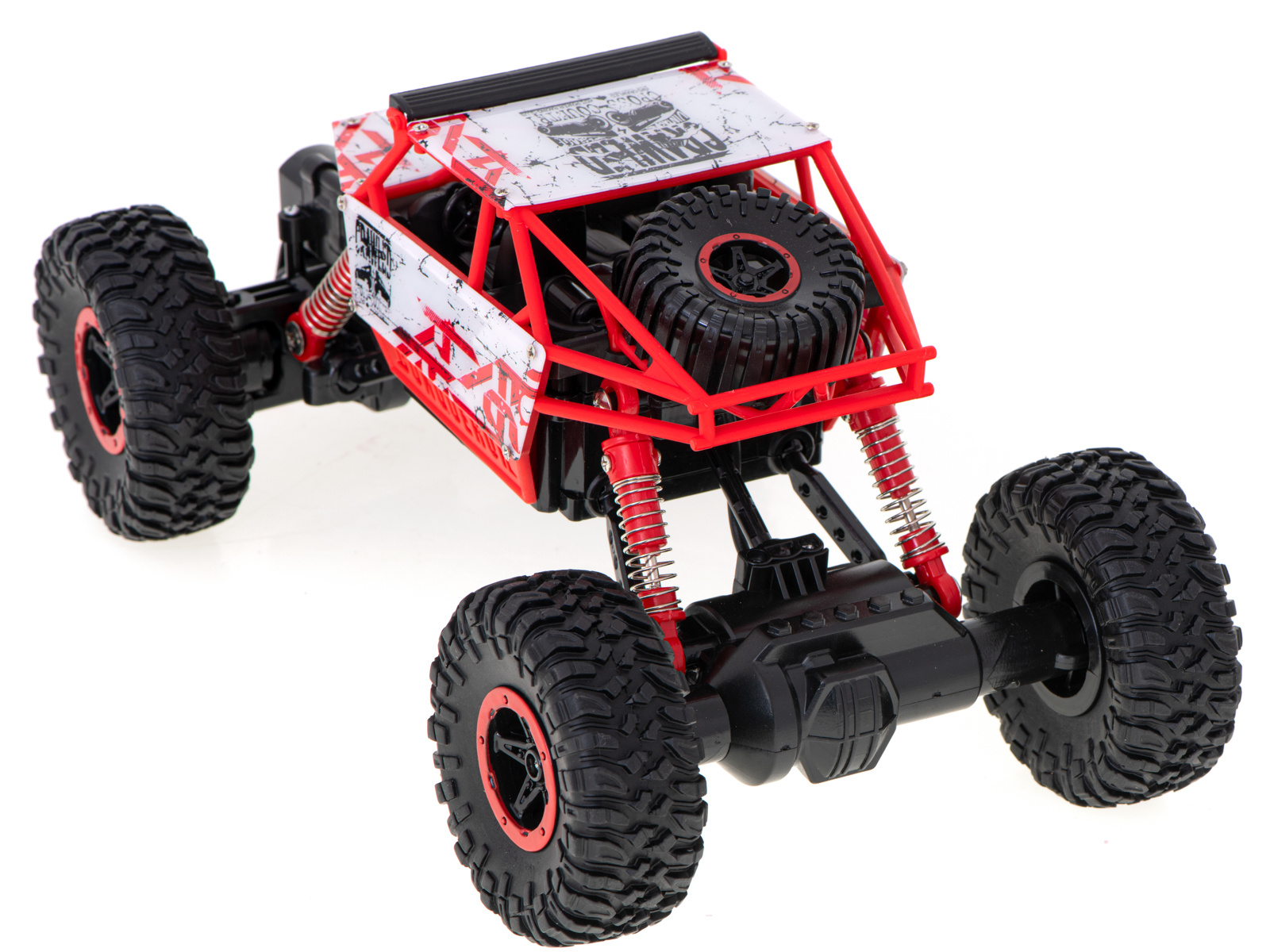 Samochod-RC-Rock-Crawler-HB-2-4GHz-1-18-czerwony-867961 RC automobilis Rock Crawler HB 2.4GHz 1:18 raudonas