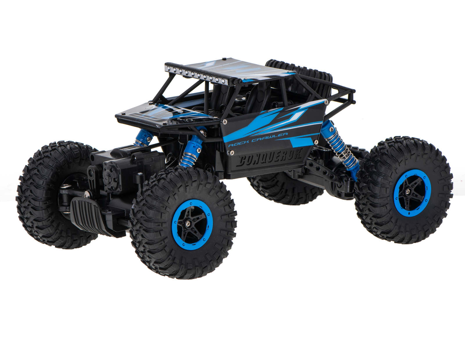 Samochod-RC-Rock-Crawler-HB-2-4GHz-1-18-niebieski-867791 RC automobilis Rock Crawler HB 2.4GHz 1:18 mėlynas